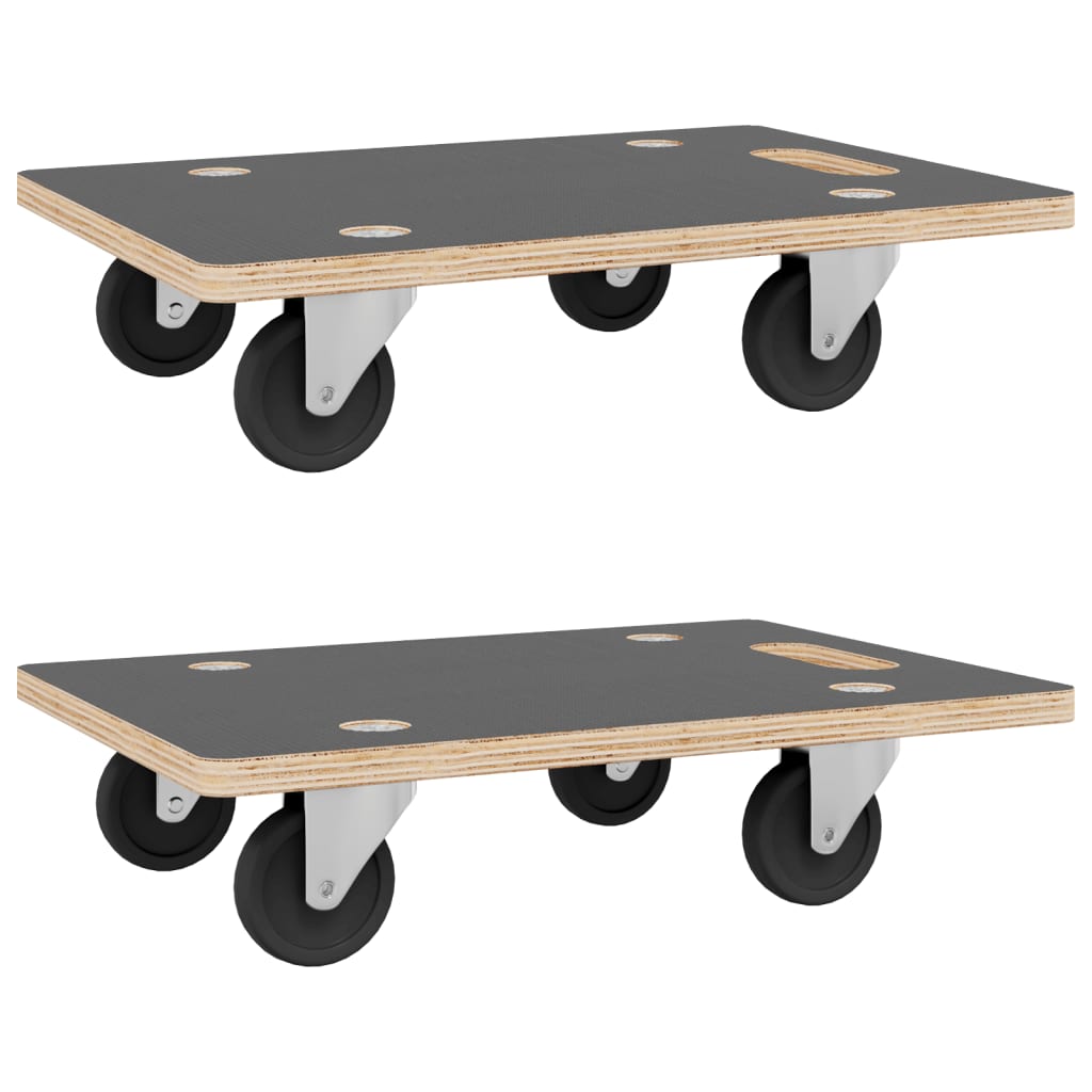 møbelhunde 2 stk. 60x40x11,5 cm 250 kg rektangulær