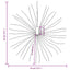 lysende starburst-dekoration 8 stk. 140 LED'er 17 cm varm hvid