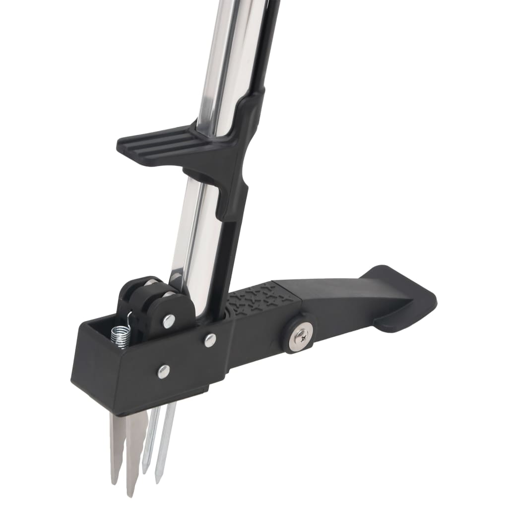 ukrudtsfjerner 99,5 cm anodiseret aluminium rød og sølvfarvet