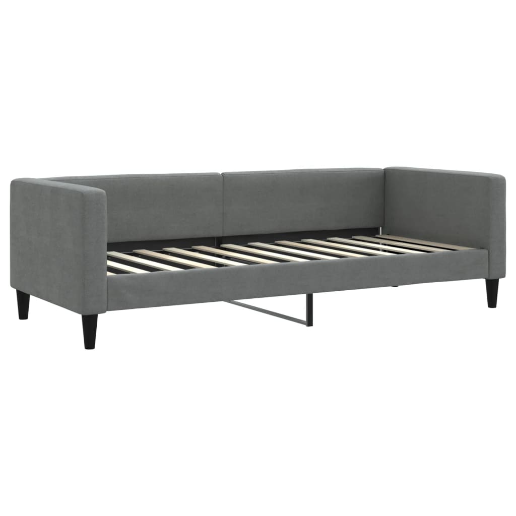 daybed 80x200 cm stof mørkegrå
