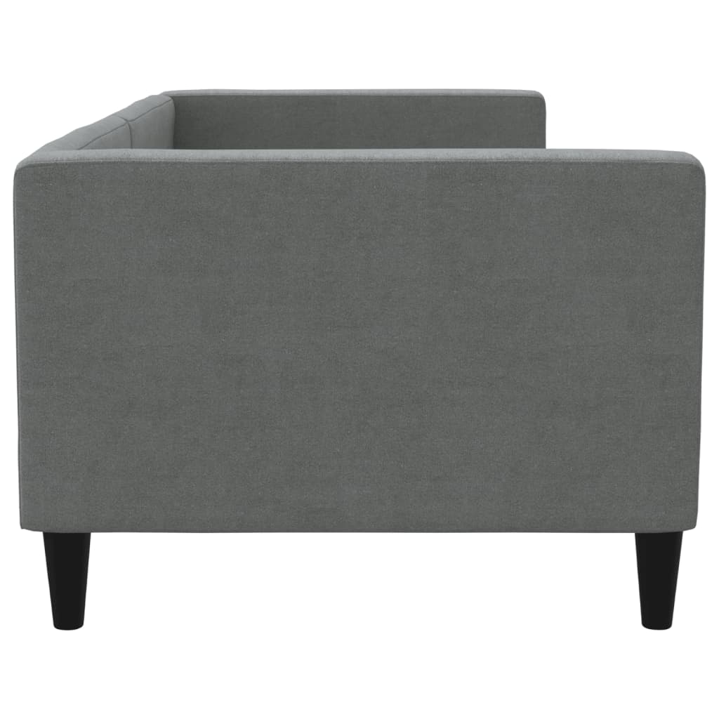 daybed 80x200 cm stof mørkegrå
