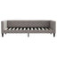daybed 80x200 cm stof gråbrun