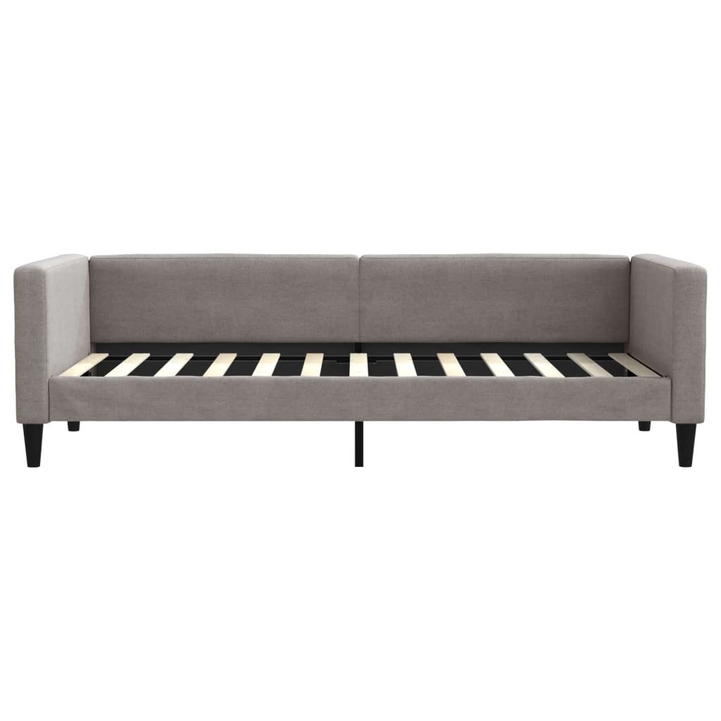 daybed 80x200 cm stof gråbrun