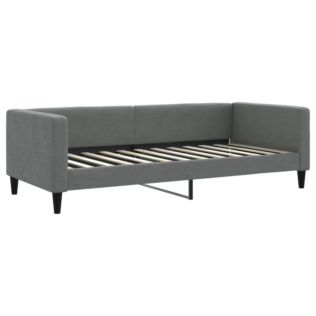 daybed 90x200 cm stof mørkegrå