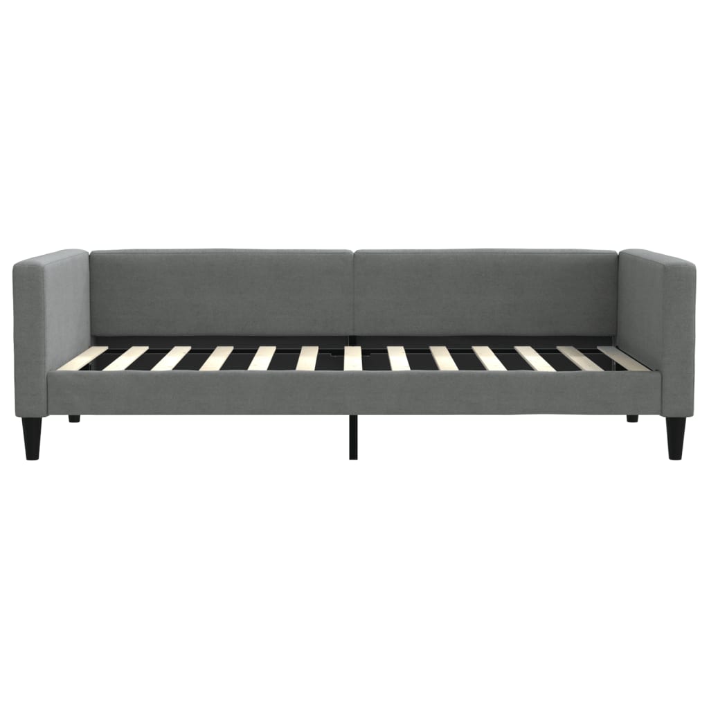 daybed 90x200 cm stof mørkegrå