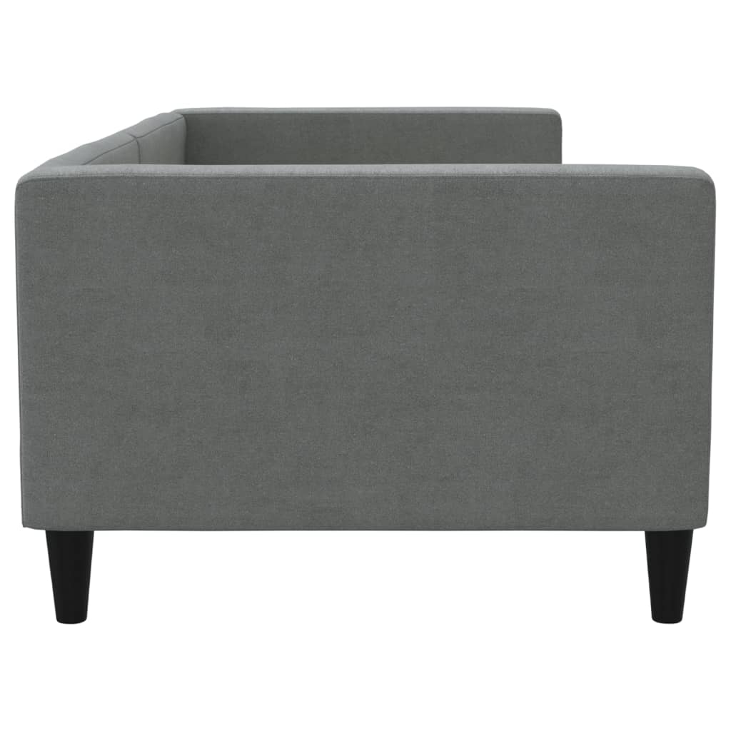 daybed 90x200 cm stof mørkegrå