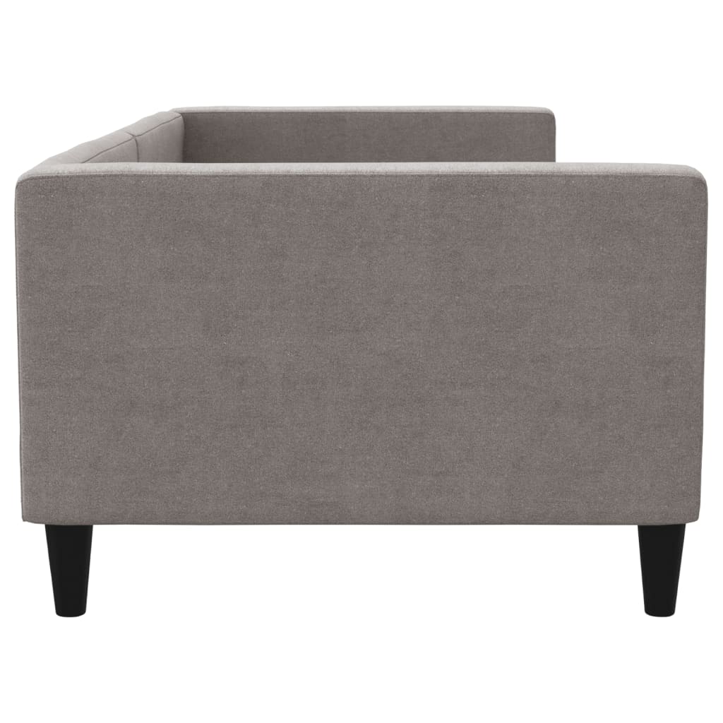 daybed 90x200 cm stof gråbrun