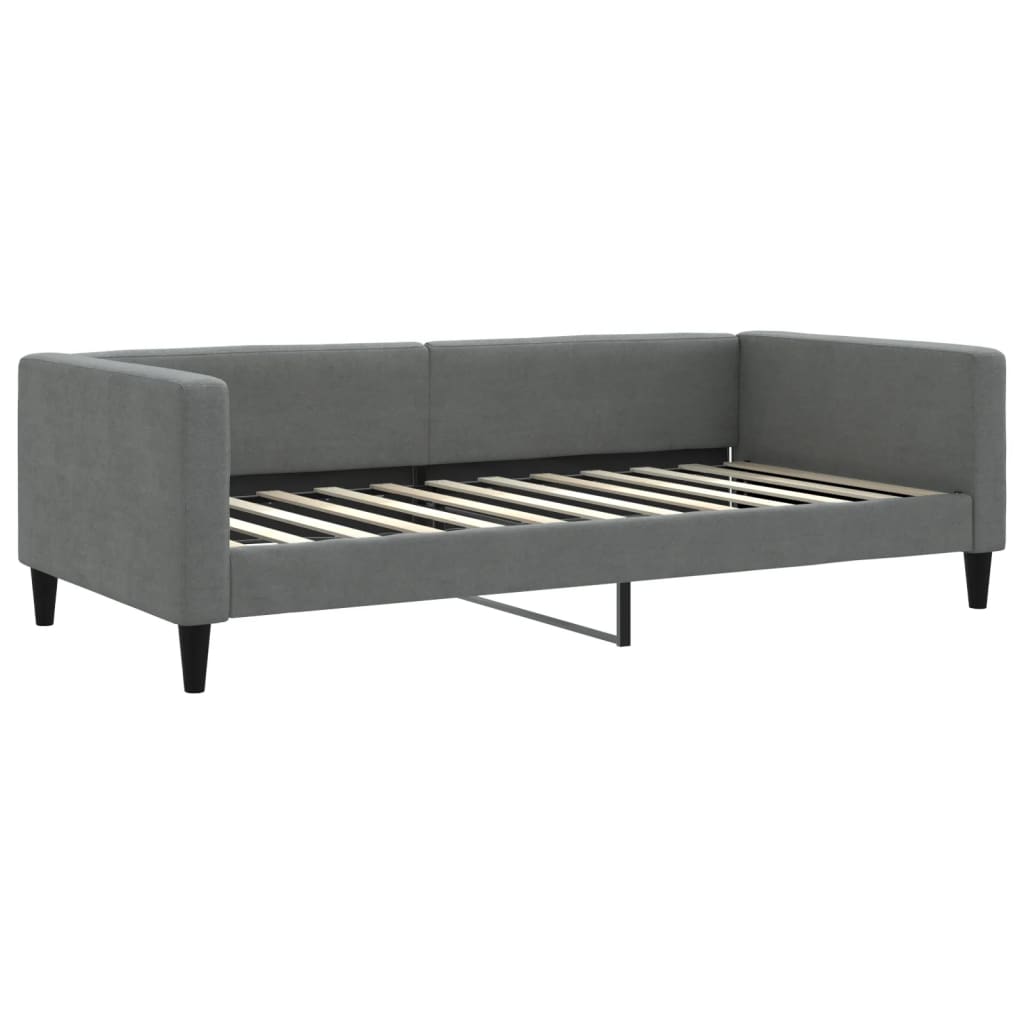 daybed 100x200 cm stof mørkegrå