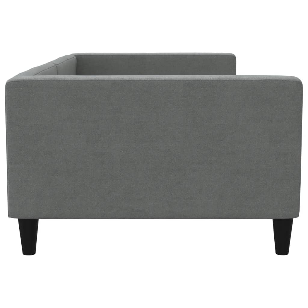 daybed 100x200 cm stof mørkegrå