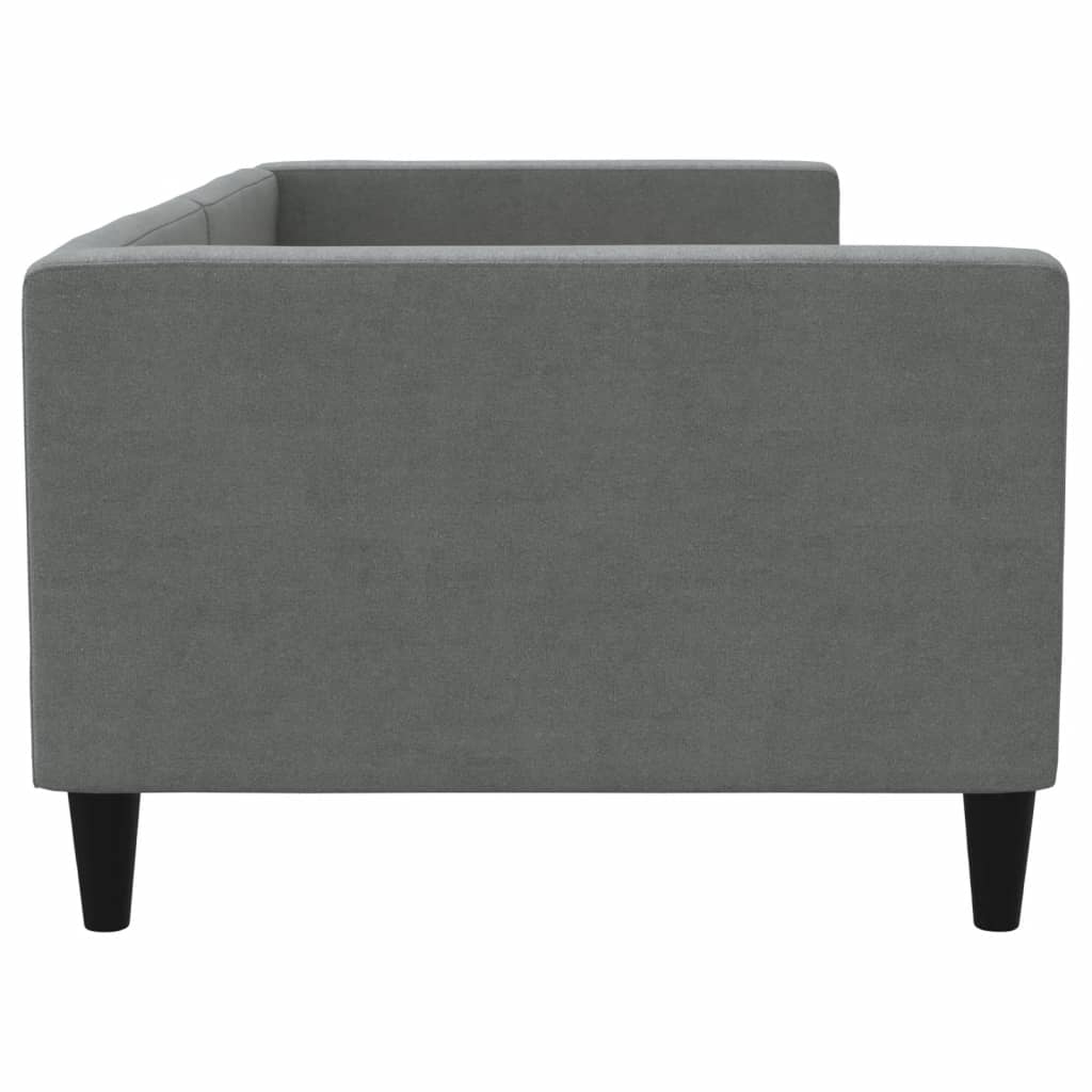 daybed 90x190 cm stof mørkegrå