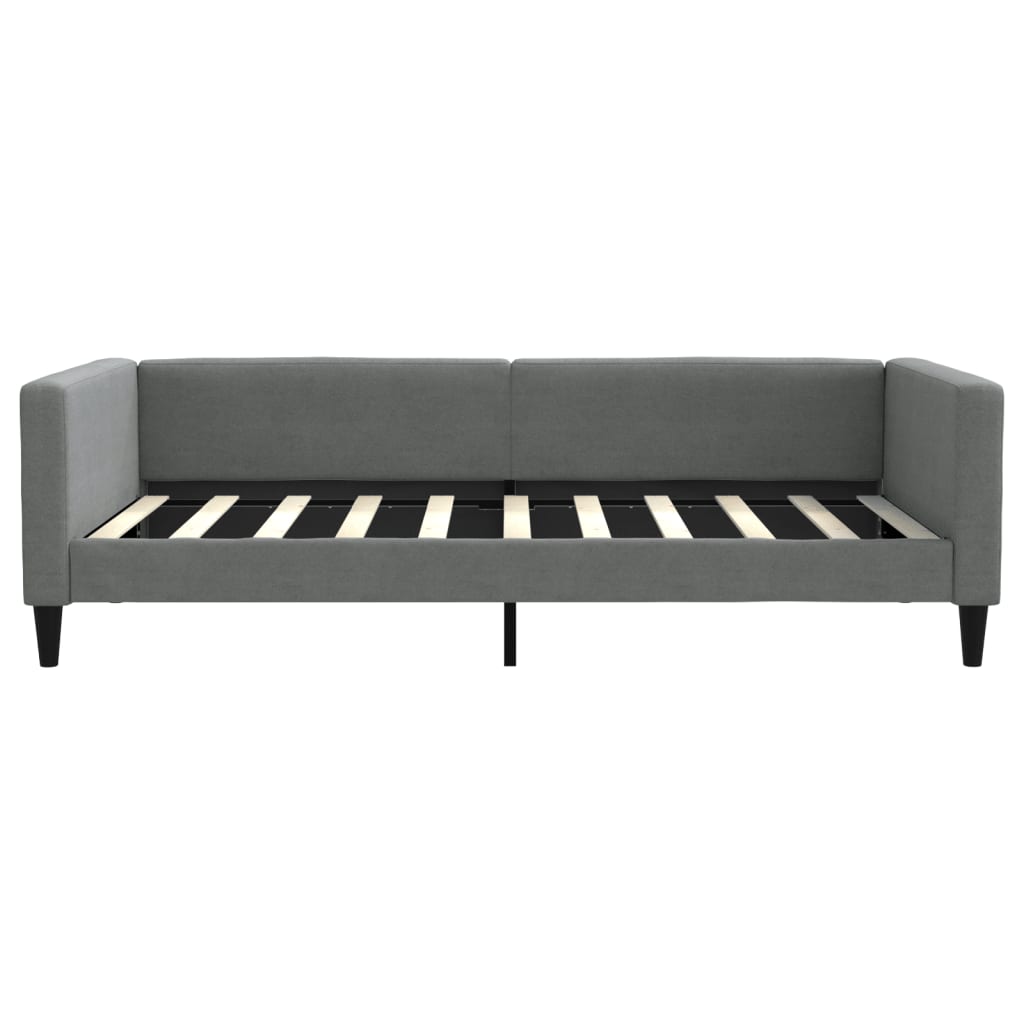 daybed 100x190 cm stof mørkegrå