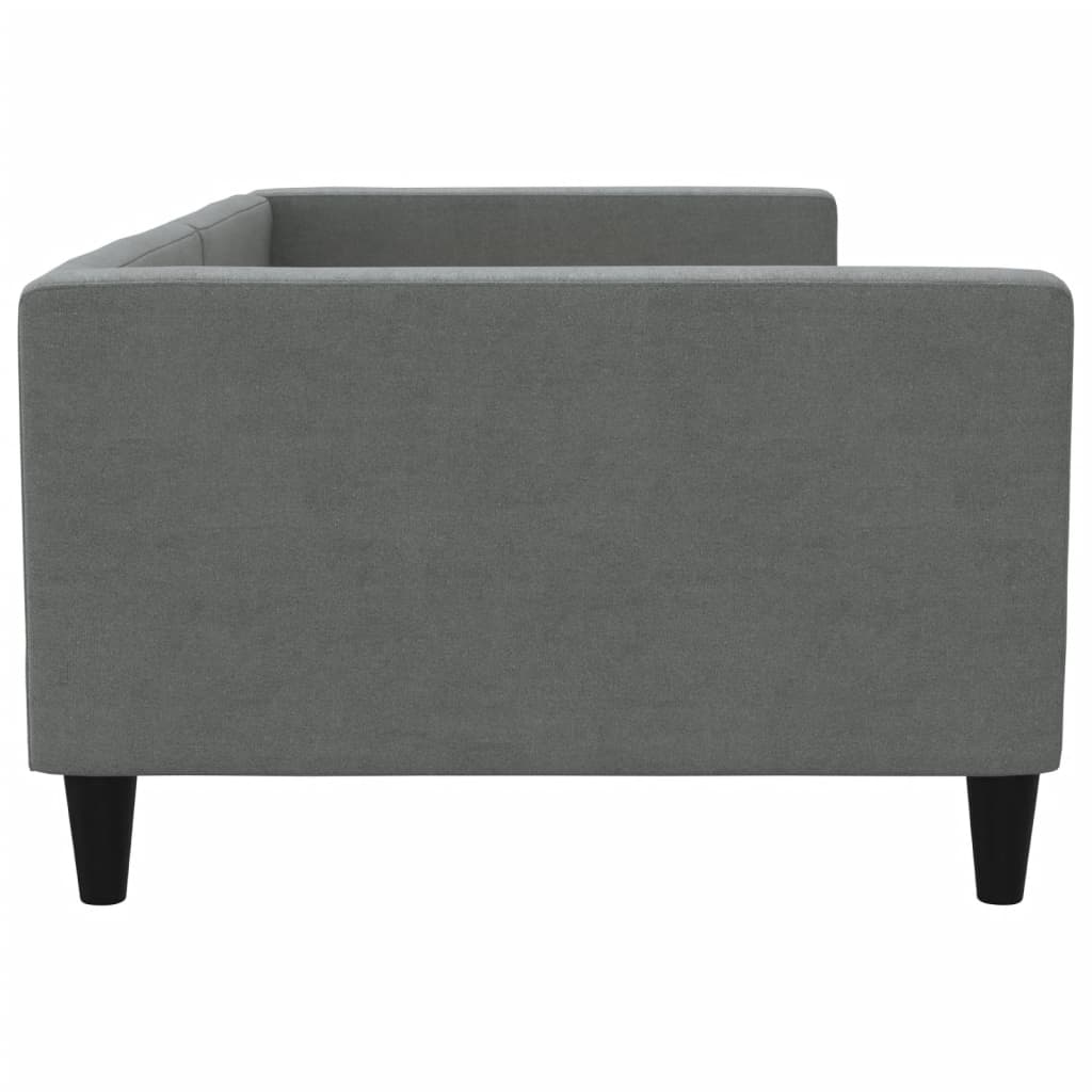daybed 100x190 cm stof mørkegrå