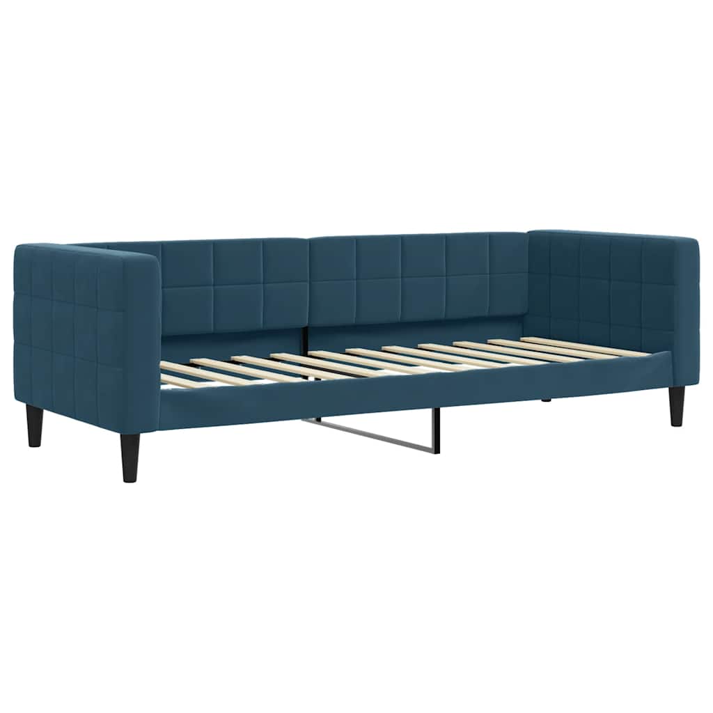 daybed 80x200 cm velour blå