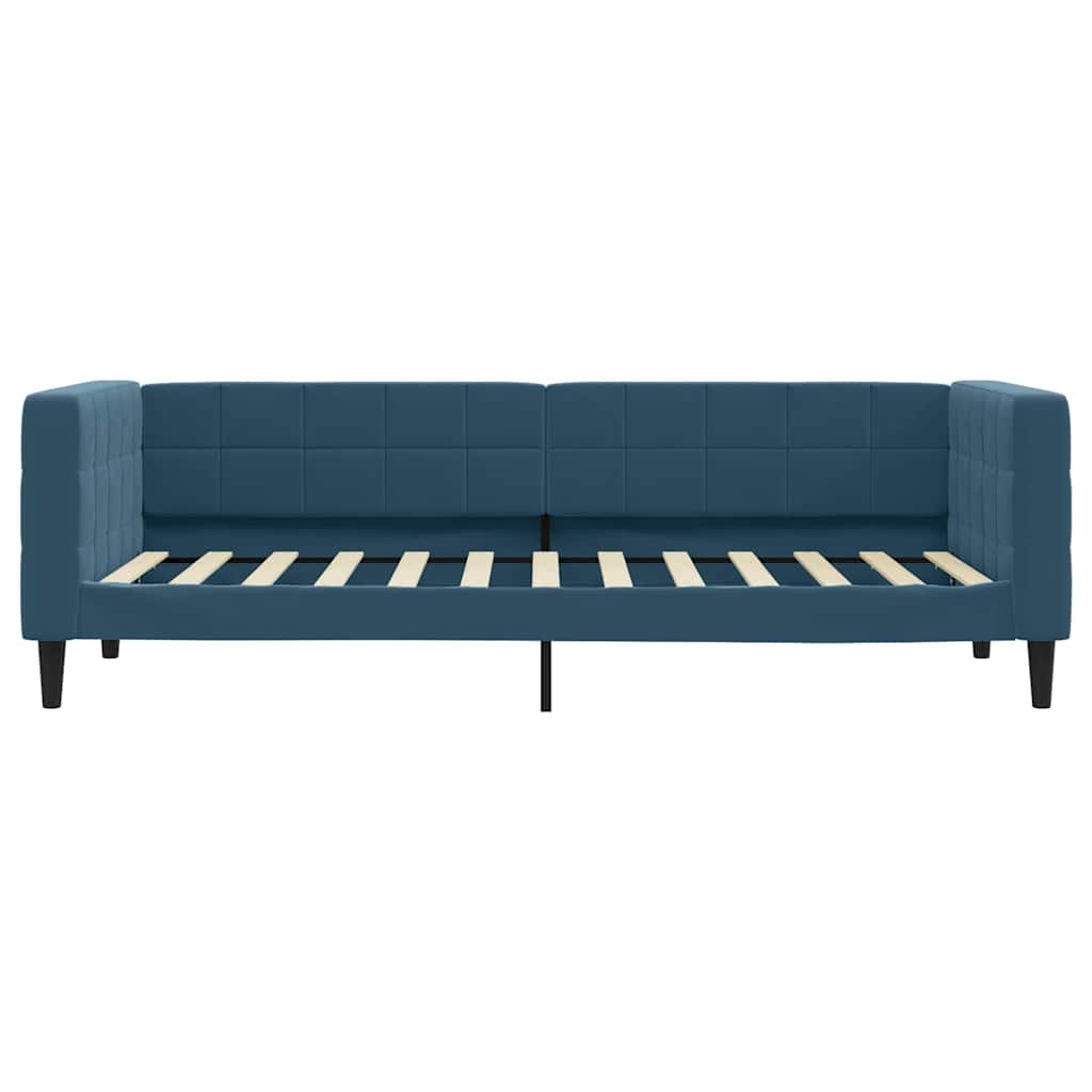 daybed 80x200 cm velour blå