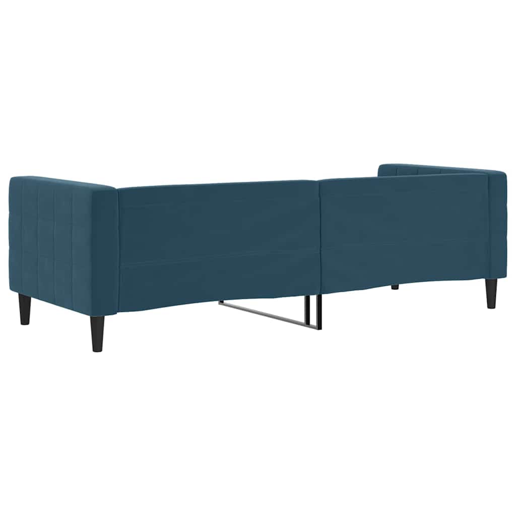 daybed 80x200 cm velour blå