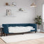 daybed 80x200 cm velour blå