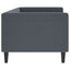 daybed 80x200 cm velour mørkegrå