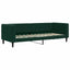 daybed 80x200 cm velour mørkegrøn