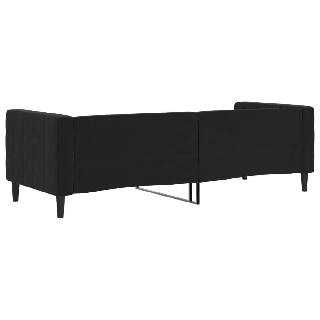 daybed 80x200 cm velour sort