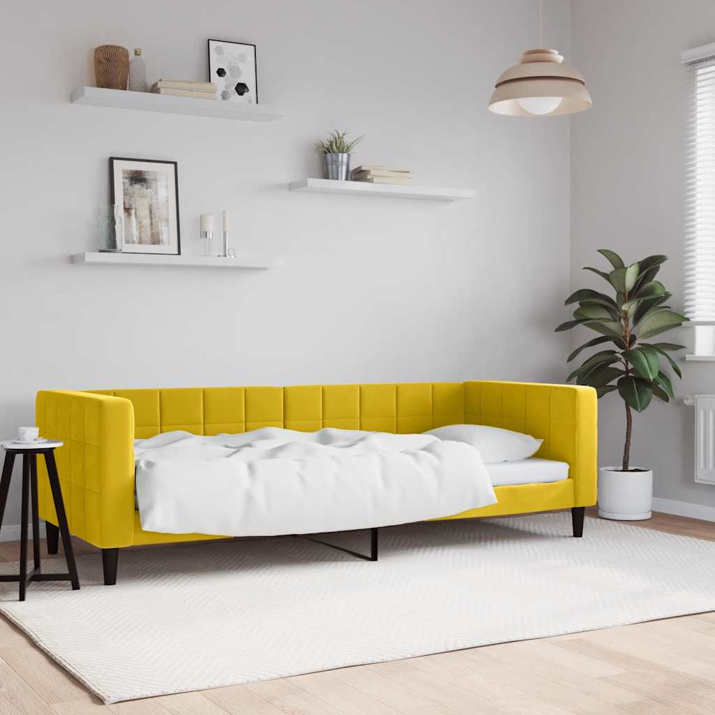 daybed 80x200 cm velour gul