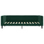 daybed 90x200 cm velour mørkegrøn