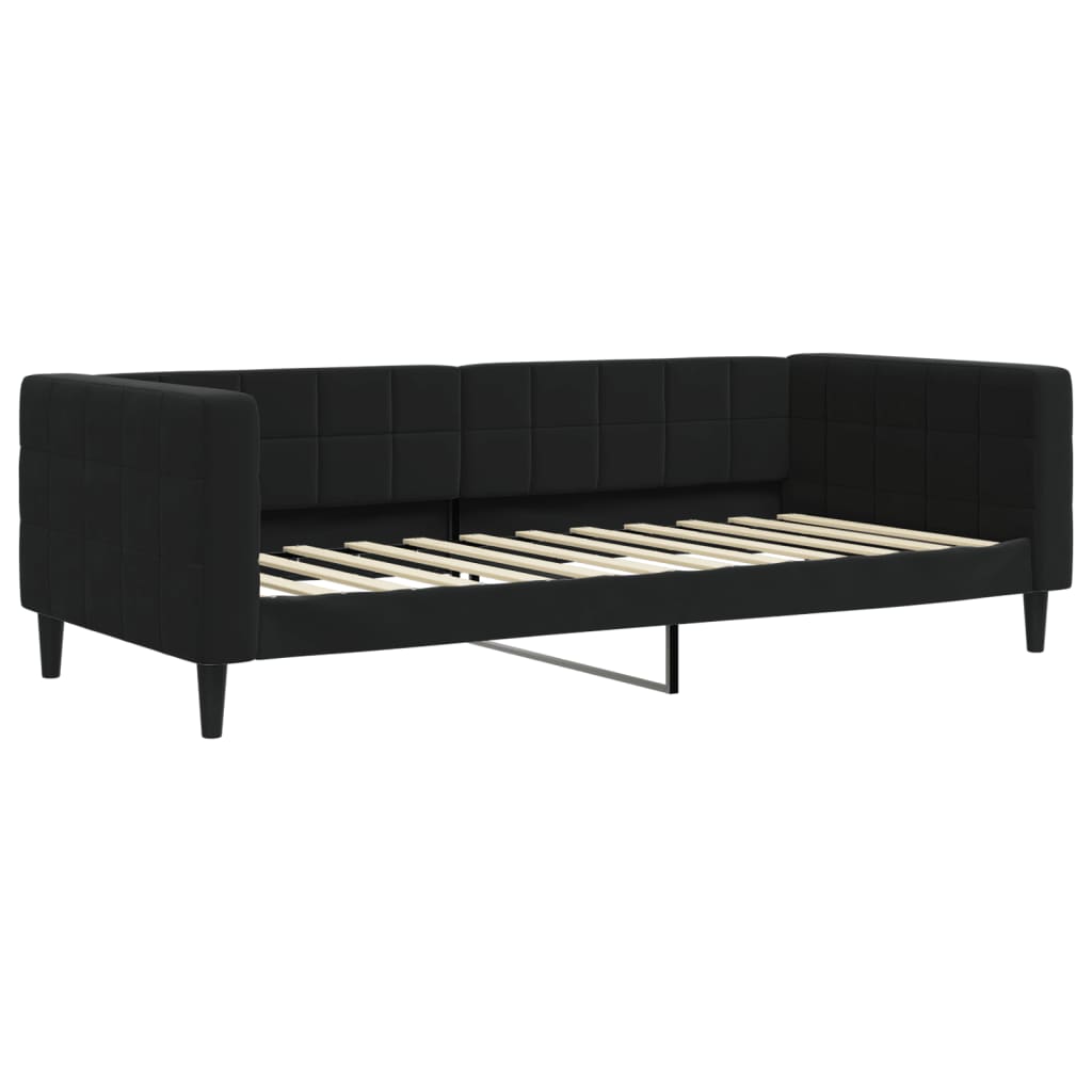 daybed 90x200 cm velour sort