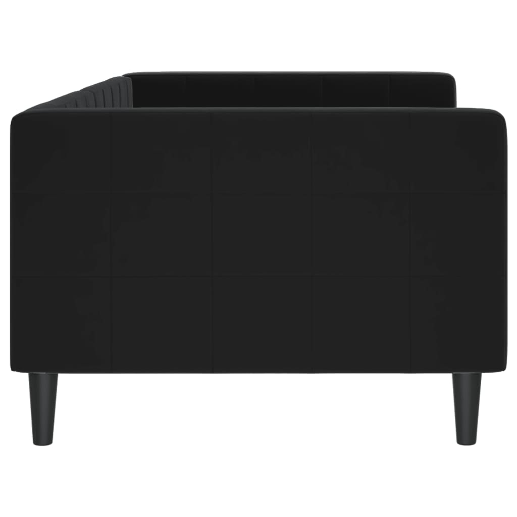 daybed 90x200 cm velour sort
