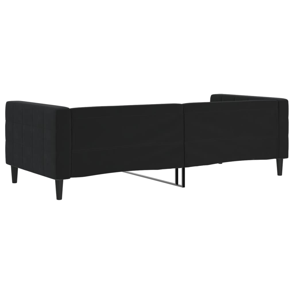 daybed 90x200 cm velour sort