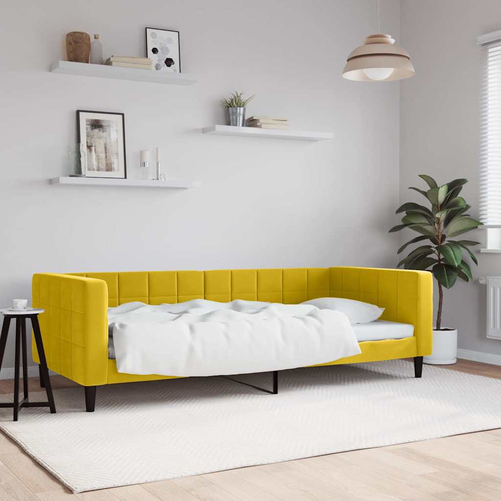 daybed 90x200 cm velour gul