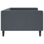 daybed 100x200 cm velour mørkegrå
