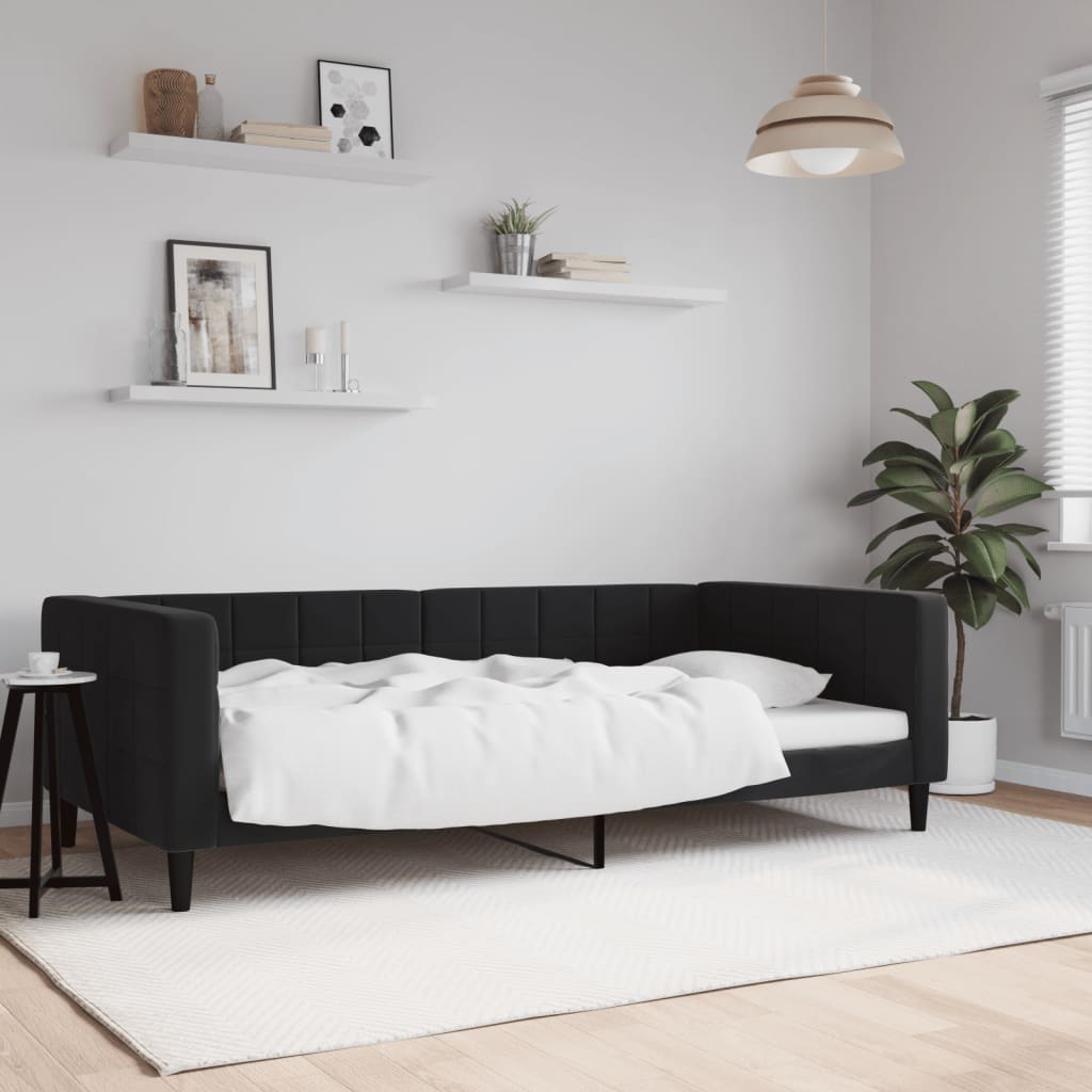 daybed 100x200 cm velour sort
