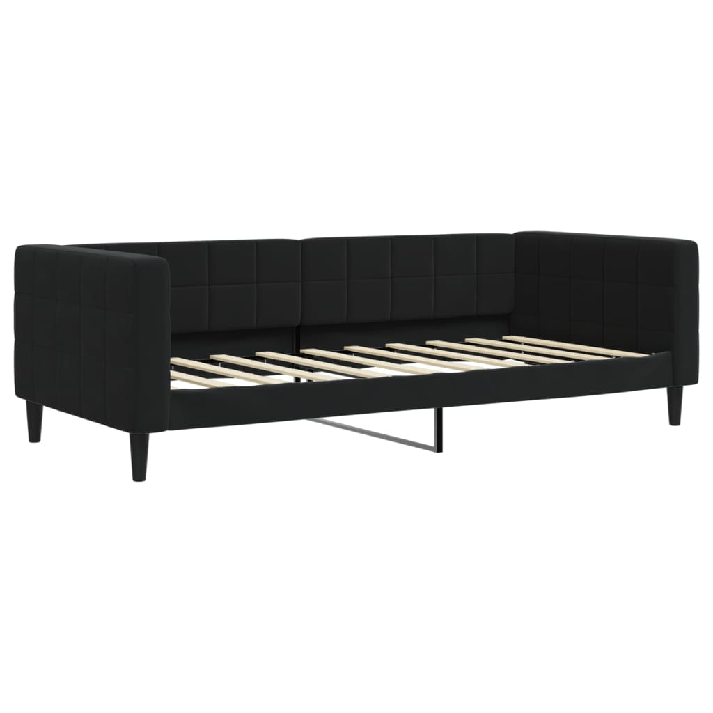 daybed 90x190 cm velour sort
