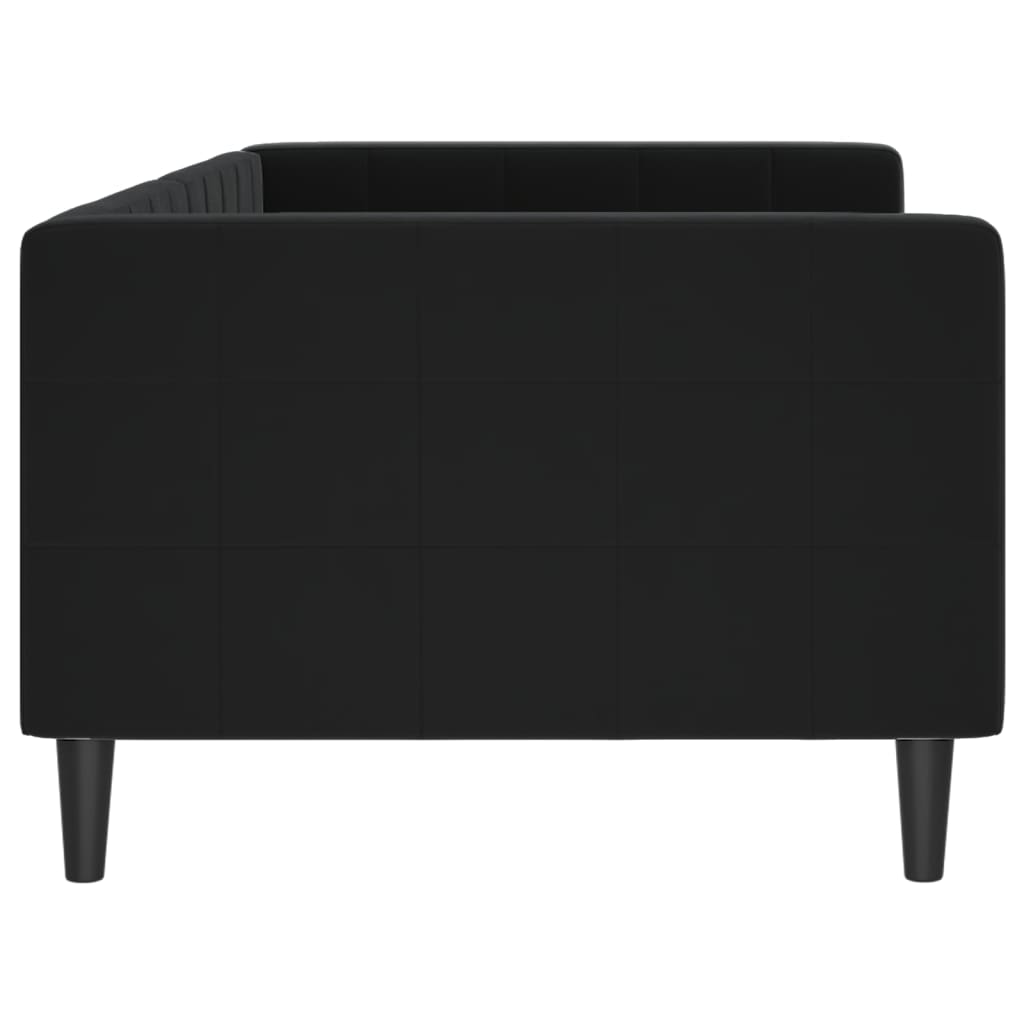 daybed 90x190 cm velour sort