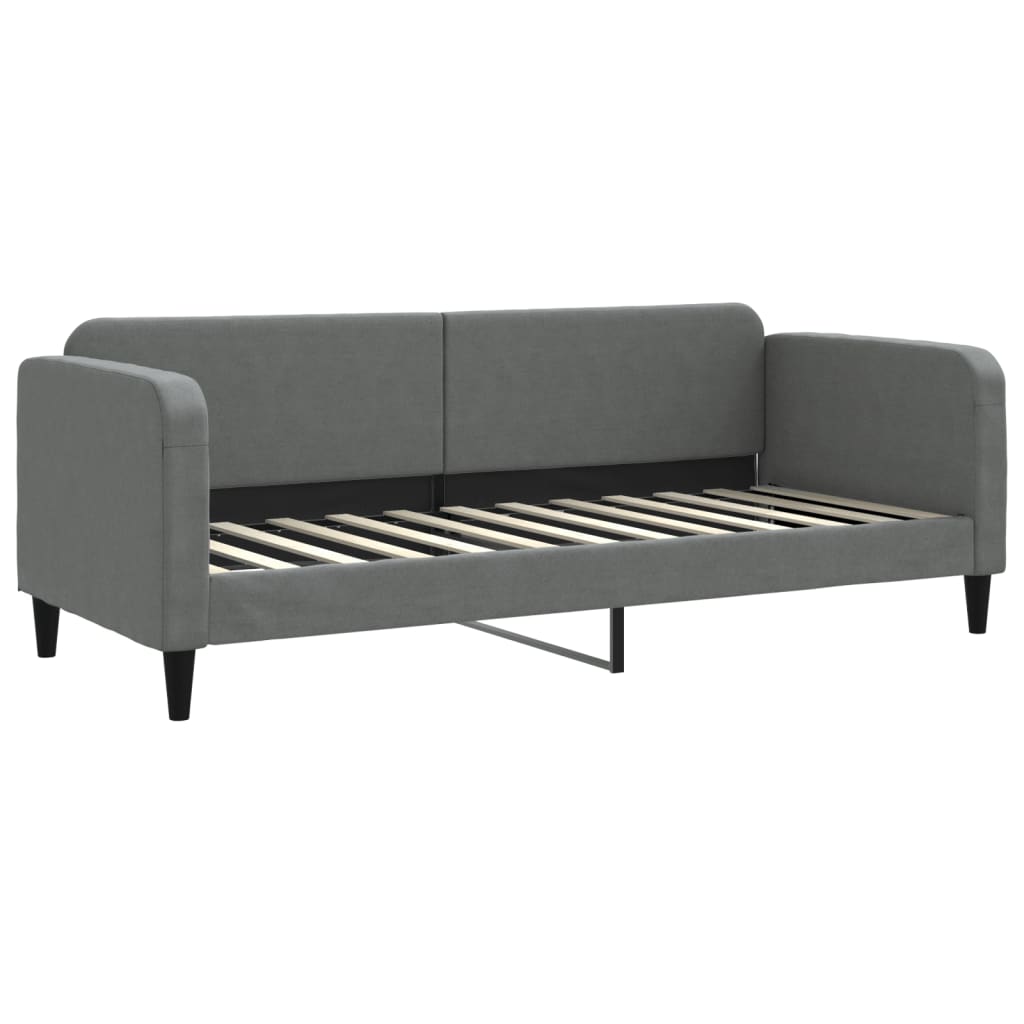 daybed 80x200 cm stof mørkegrå