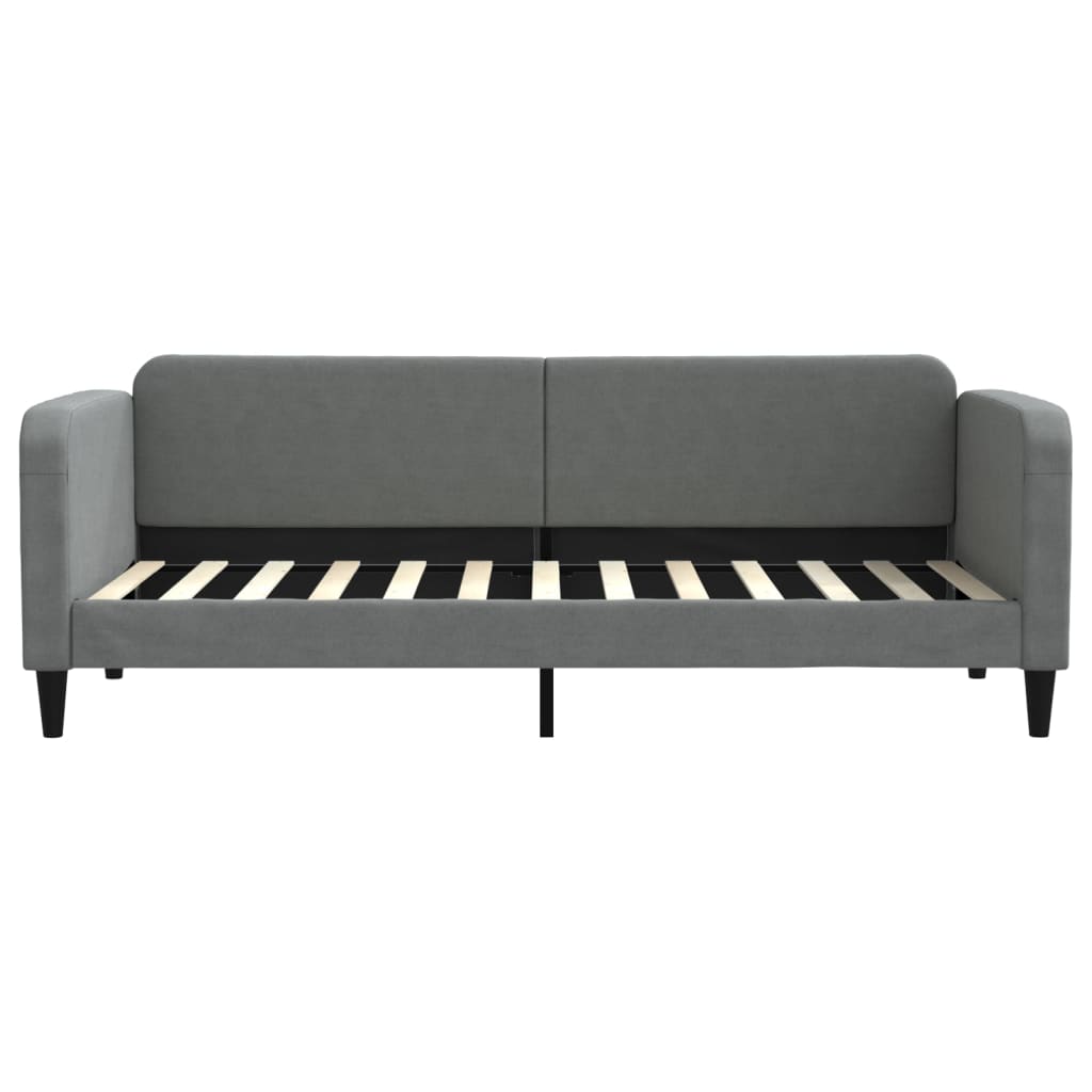 daybed 80x200 cm stof mørkegrå
