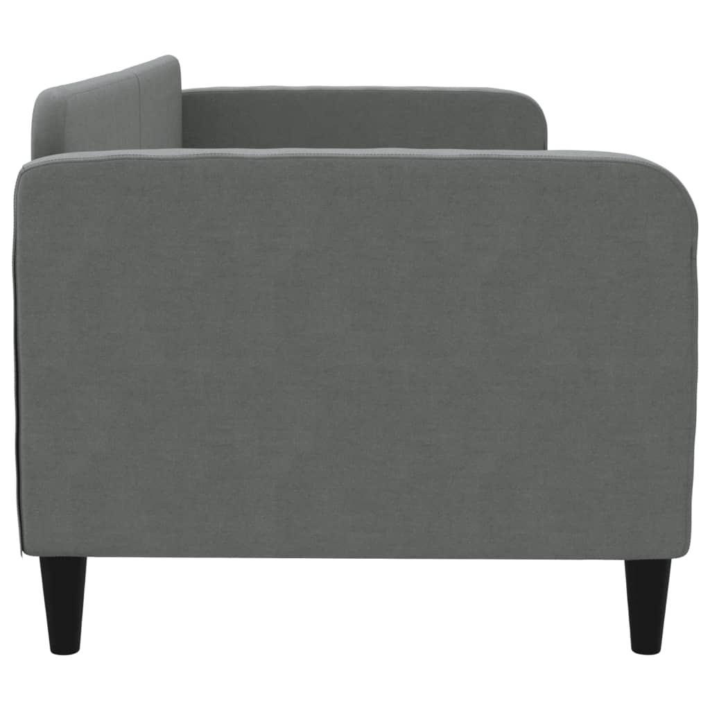daybed 80x200 cm stof mørkegrå