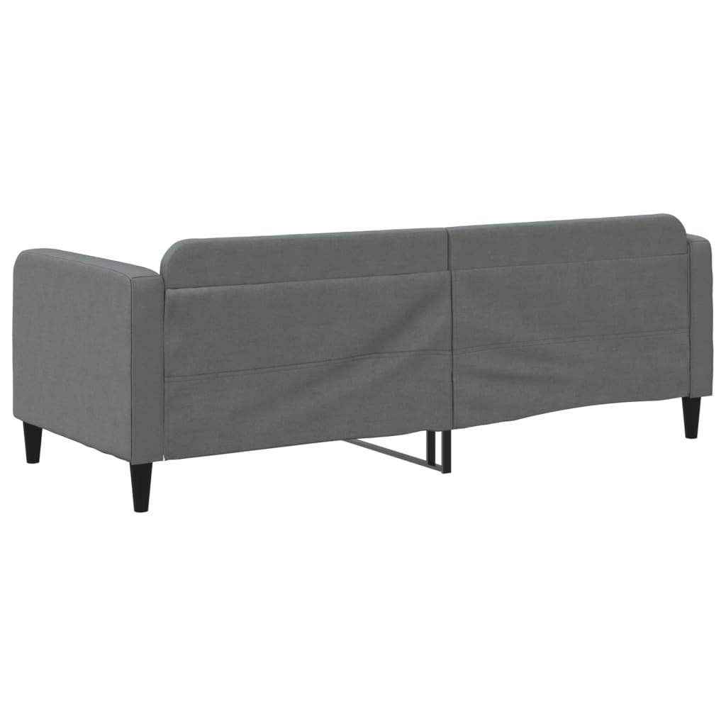 daybed 80x200 cm stof mørkegrå