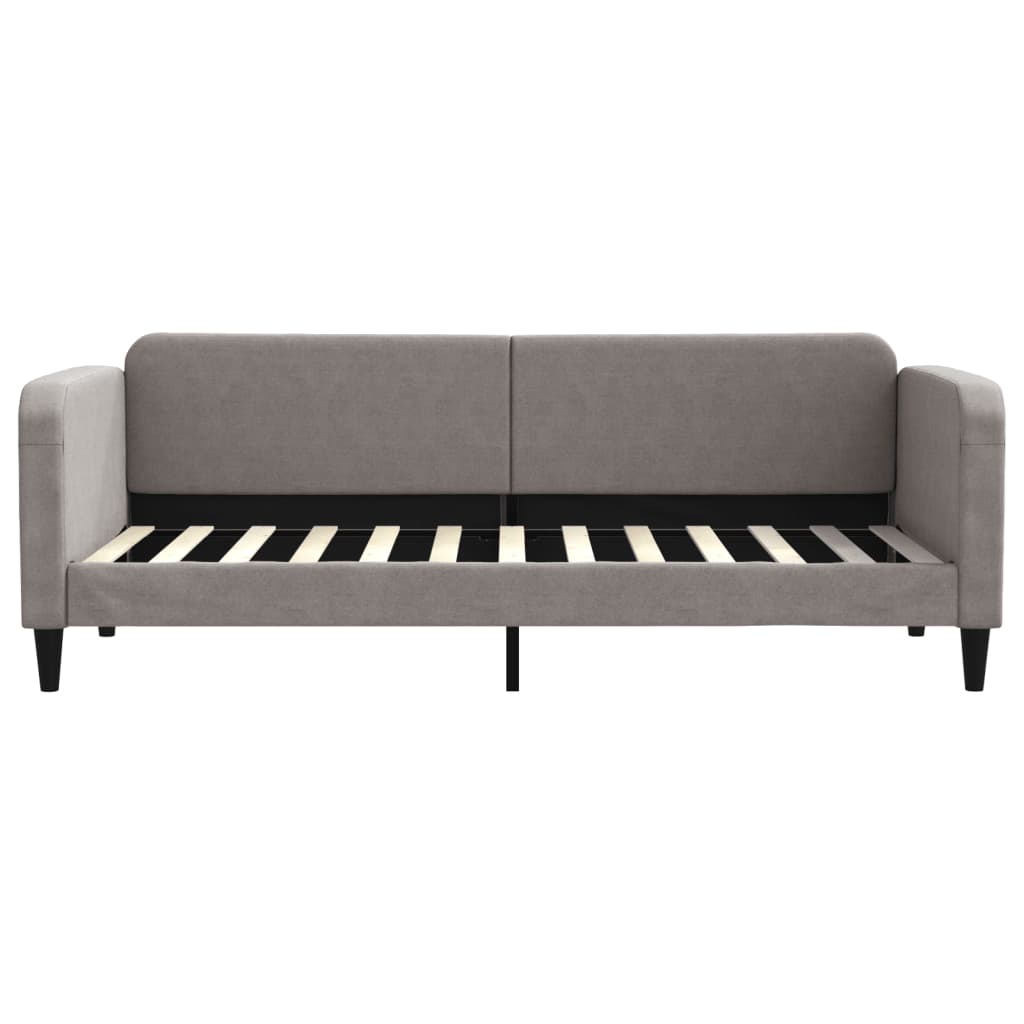 daybed 80x200 cm stof gråbrun