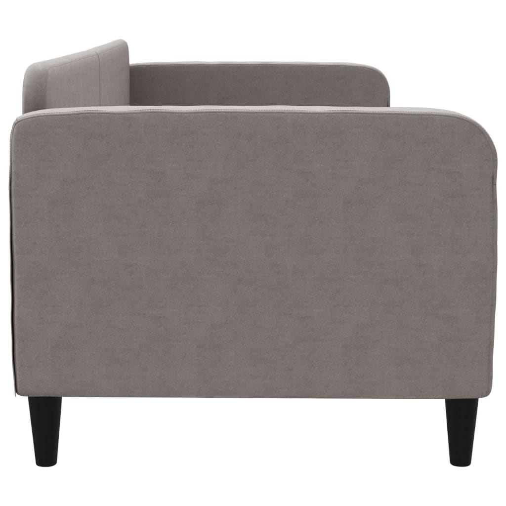 daybed 80x200 cm stof gråbrun