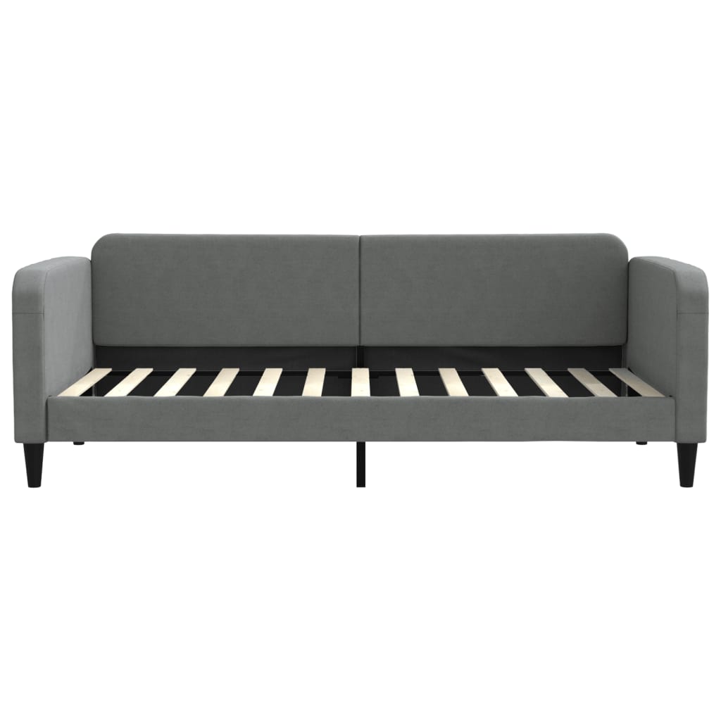 daybed 90x200 cm stof mørkegrå