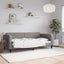 daybed 90x200 cm stof gråbrun
