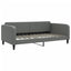 daybed 100x200 cm stof mørkegrå