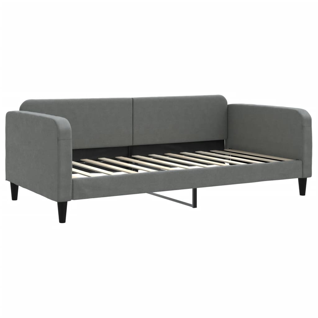 daybed 100x200 cm stof mørkegrå
