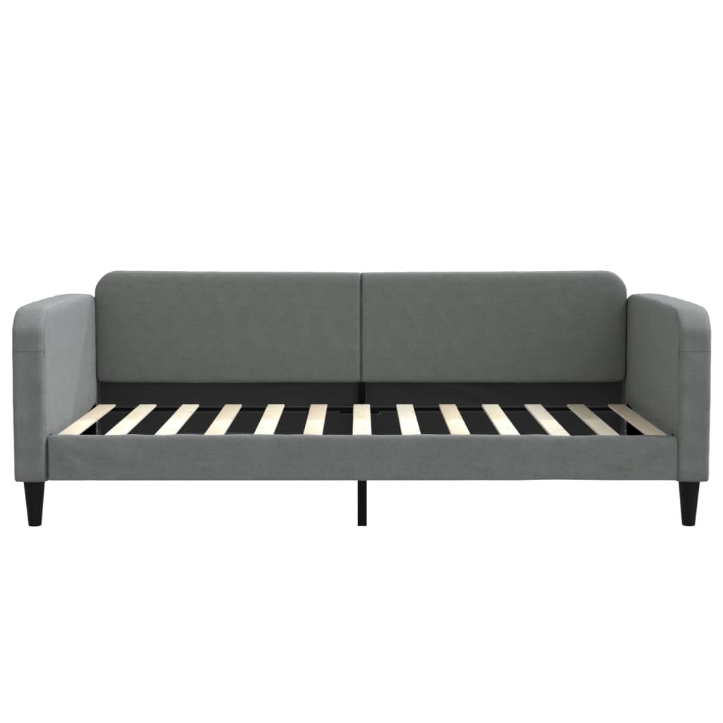 daybed 100x200 cm stof mørkegrå