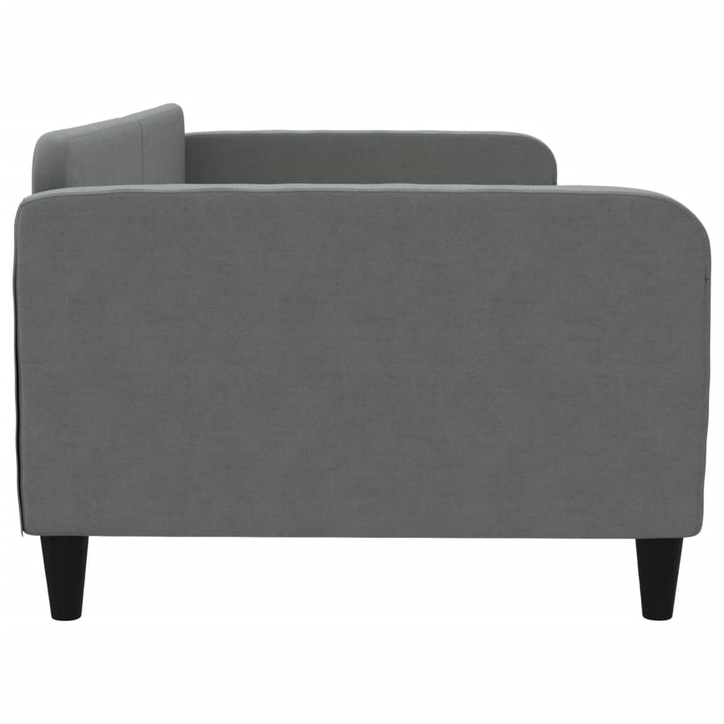 daybed 100x200 cm stof mørkegrå