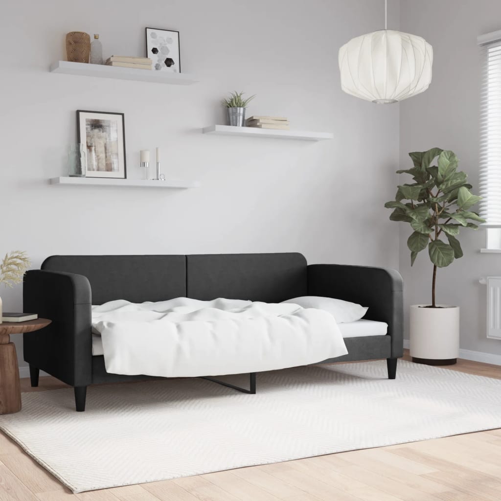 daybed 90x190 cm stof sort
