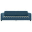 daybed 80x200 cm velour blå