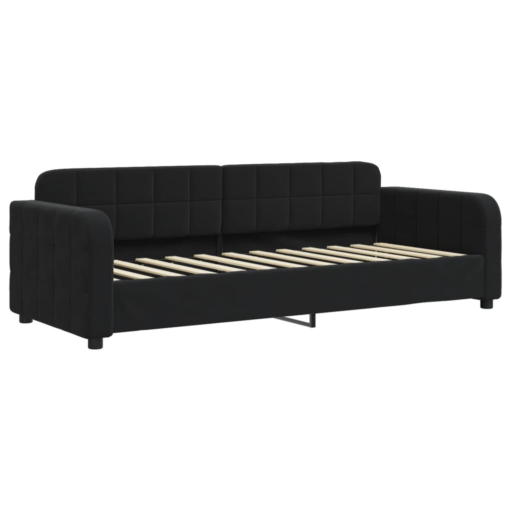 daybed 80x200 cm velour sort