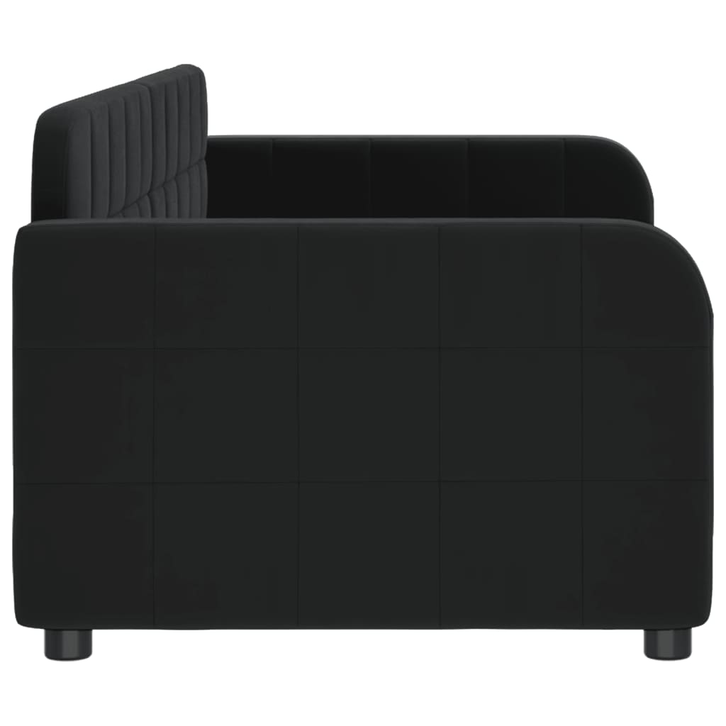 daybed 80x200 cm velour sort