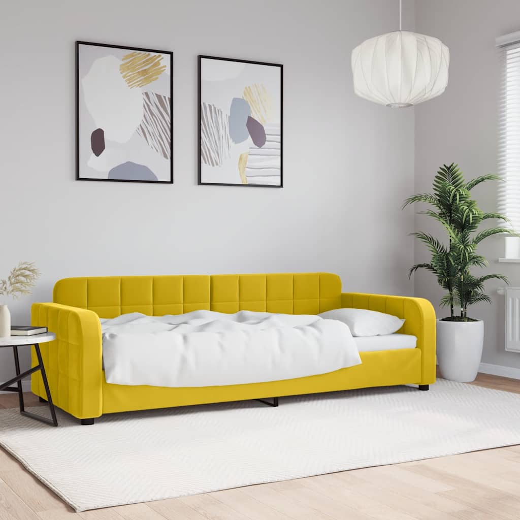 daybed 80x200 cm velour gul